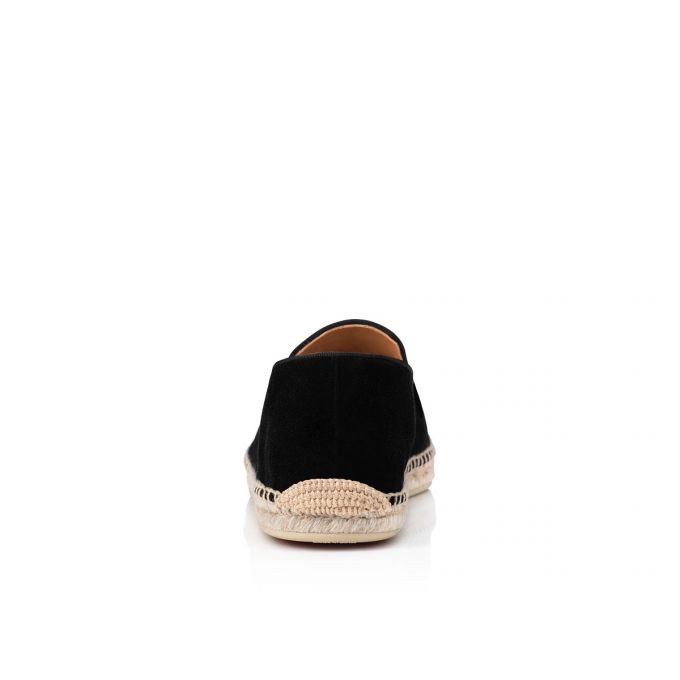 Christian Louboutin Esparadra Calf Espadrilles Muške Espadrilles & Sandals Crne | RS-29300