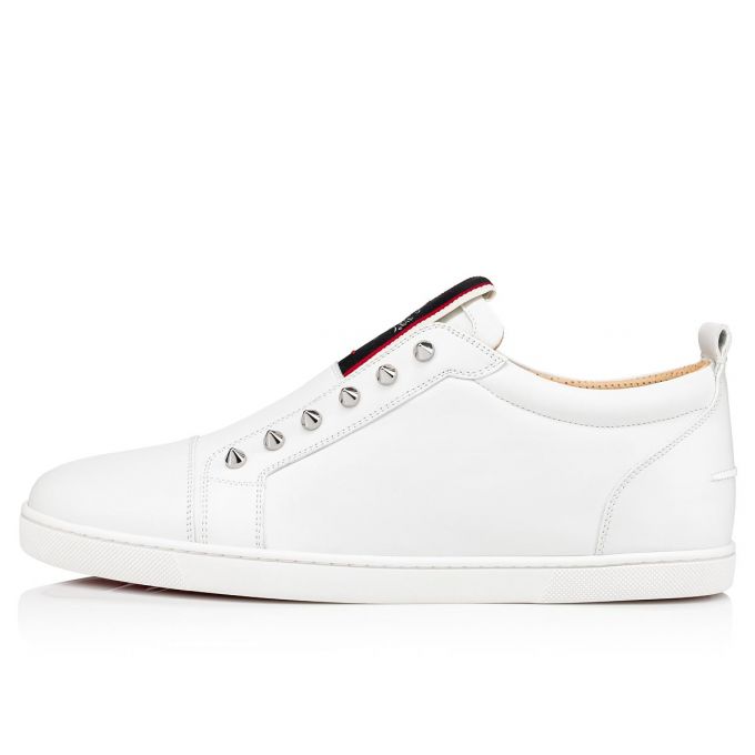 Christian Louboutin F.A.V Fique A Vontade Calf Sneakers Muške Patike Bijele | RS-12633