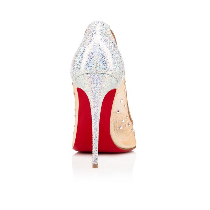 Christian Louboutin Follies Strass 100 Version Ab Classic Fabric Pumps Ženske Pumps Bijele | RS-54757