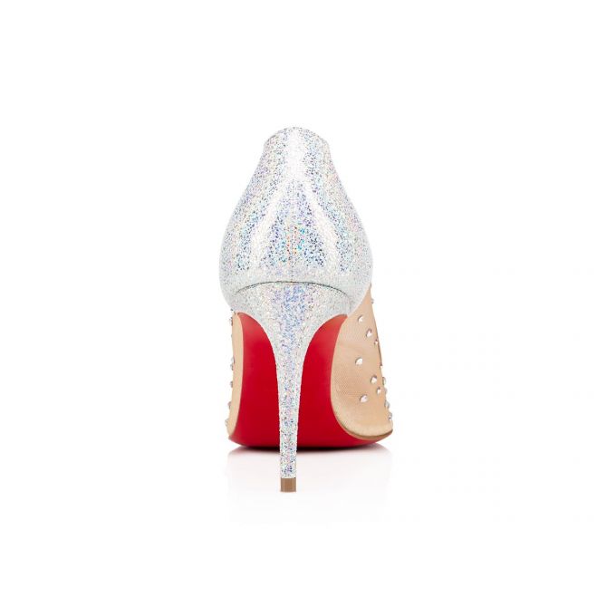 Christian Louboutin Follies Strass 85 Version Ab Classic Fabric Pumps Ženske Pumps Bijele | RS-14182