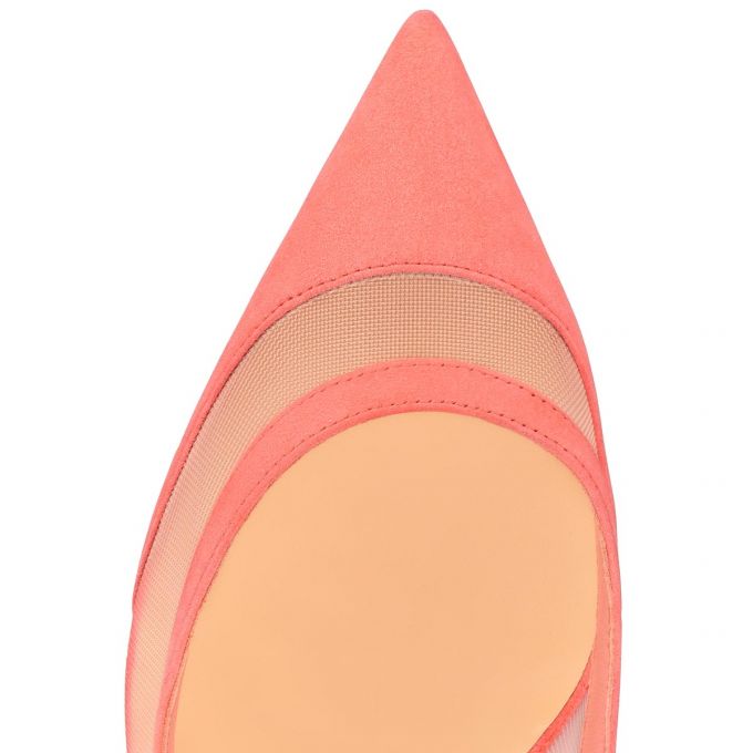 Christian Louboutin Galativi 100 Fabric Pumps Ženske Pumps Roze | RS-76492