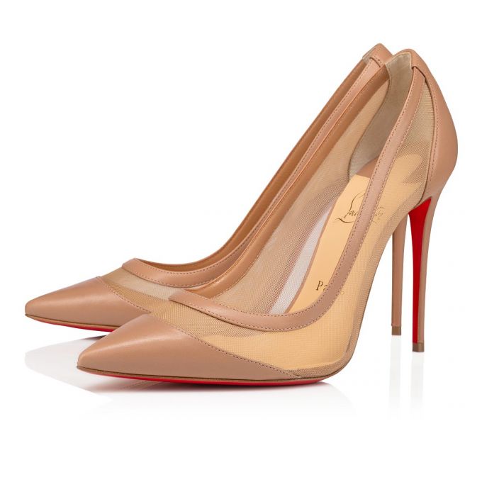 Christian Louboutin Galativi 100 Version Nappa Pumps Ženske Pumps Bež | RS-50226