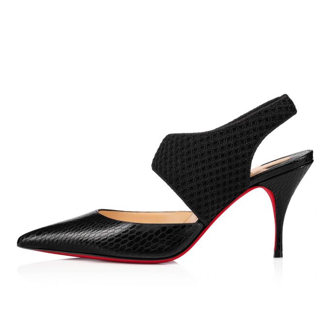 Christian Louboutin Georgette Pump 80 Calf Pumps Ženske Pumps Crne | RS-79938