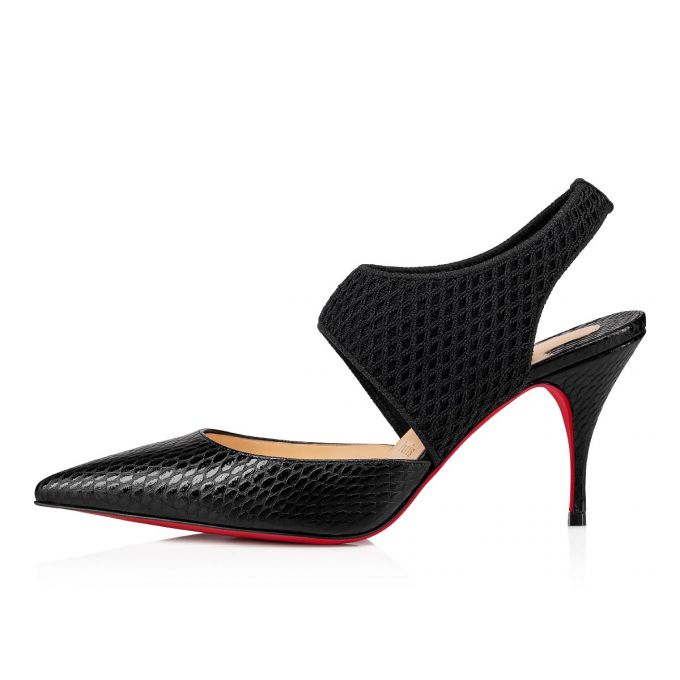 Christian Louboutin Georgette Pump 80 Calf Pumps Ženske Pumps Crne | RS-79938