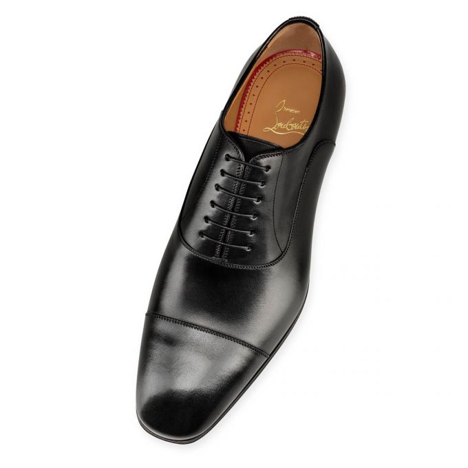 Christian Louboutin Greggo 000 Calf Oxford Muške Oxfords Shoes Crne | RS-22039