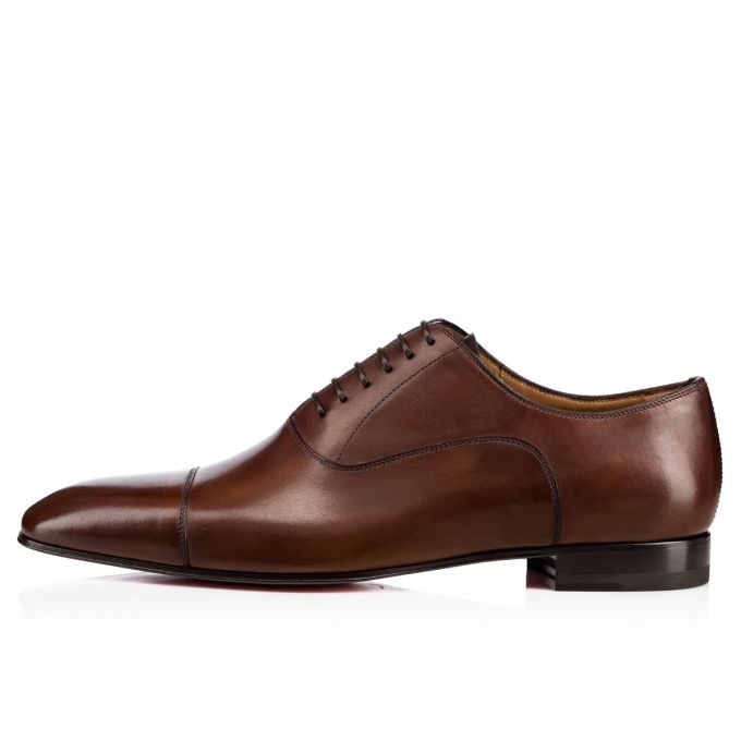 Christian Louboutin Greggo 000 Havane Calf Oxford Muške Oxfords Shoes Smeđe | RS-42129