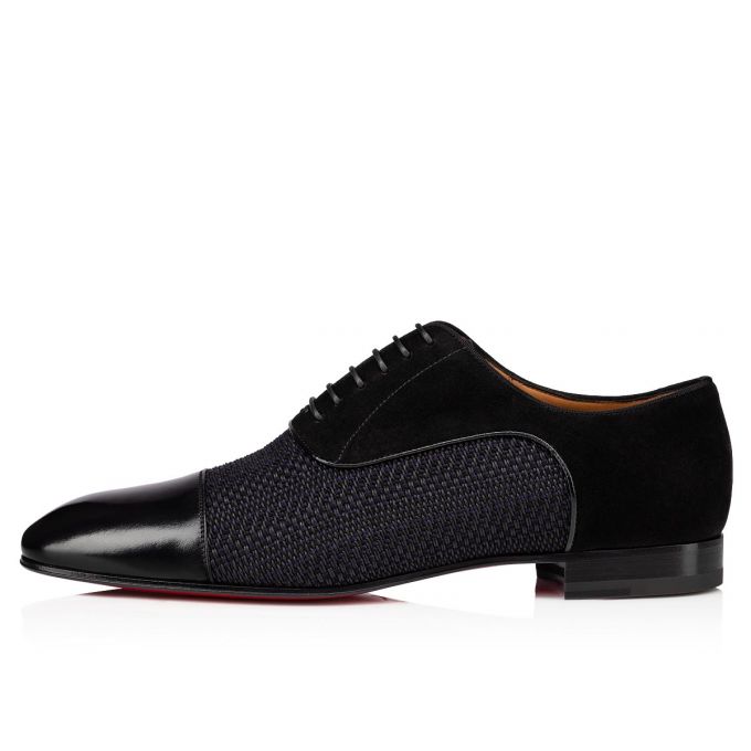 Christian Louboutin Greggo Creative Koža Oxford Muške Oxfords Shoes Crne | RS-33062