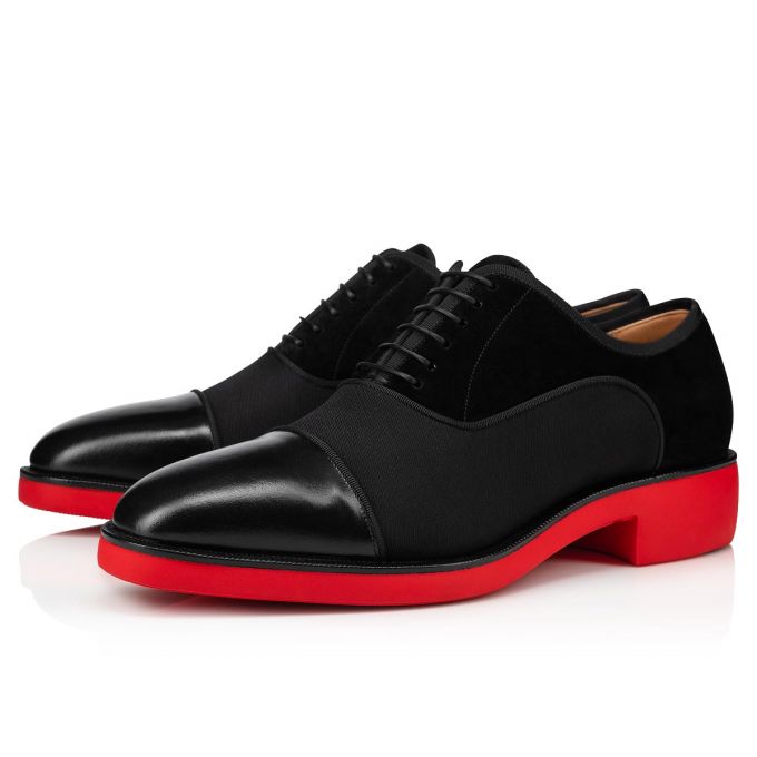 Christian Louboutin Greggo Rxl Calf Oxford Muške Oxfords Shoes Crne | RS-98644