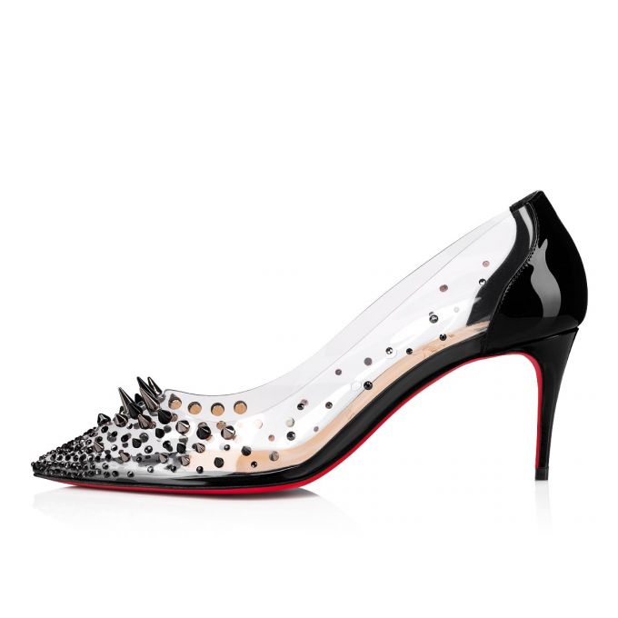 Christian Louboutin Grotika 70 Pvc Pumps Ženske Pumps Crne | RS-13775