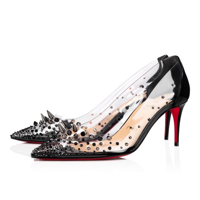 Christian Louboutin Grotika 70 Pvc Pumps Ženske Pumps Crne | RS-13775