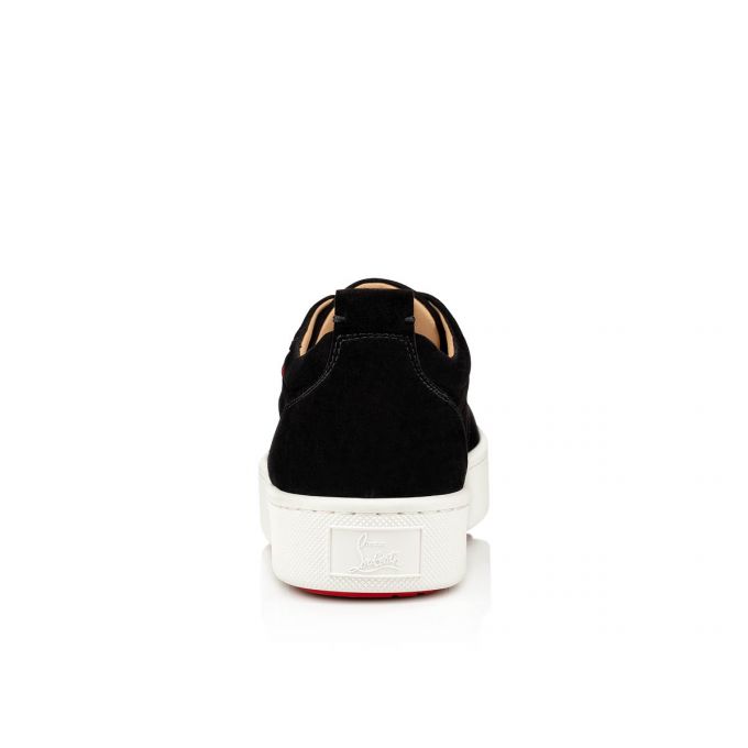 Christian Louboutin Happyrui Spikes 000 Mat Veau Velours Sneakers Muške Patike Crne | RS-37235