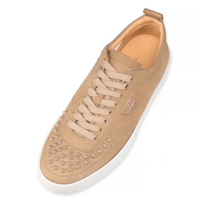 Christian Louboutin Happyrui Spikes Suede Sneakers Muške Patike Sive | RS-04432