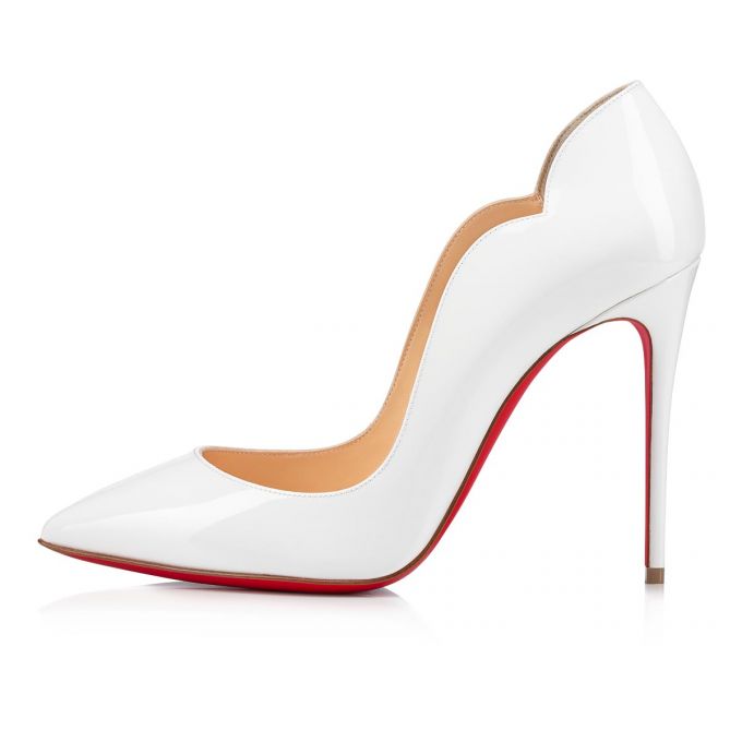 Christian Louboutin Hot Chick 100 100 Patent Pumps Ženske Pumps Bijele | RS-50978