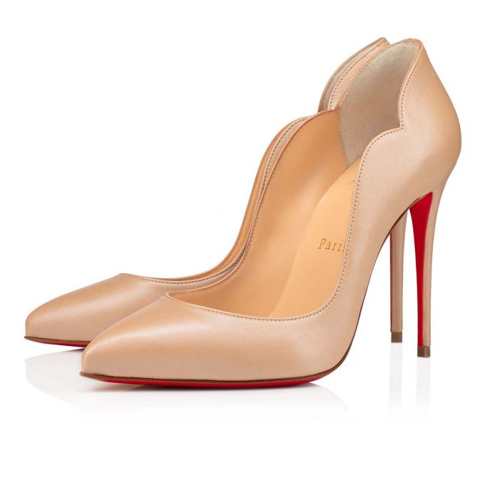 Christian Louboutin Hot Chick 100 Nappa Pumps Ženske Pumps Bež | RS-06541