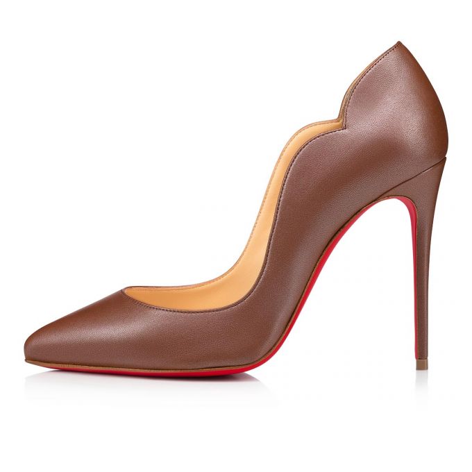 Christian Louboutin Hot Chick 100 Nappa Pumps Ženske Pumps Smeđe | RS-95243