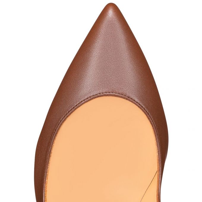 Christian Louboutin Hot Chick 100 Nappa Pumps Ženske Pumps Smeđe | RS-95243