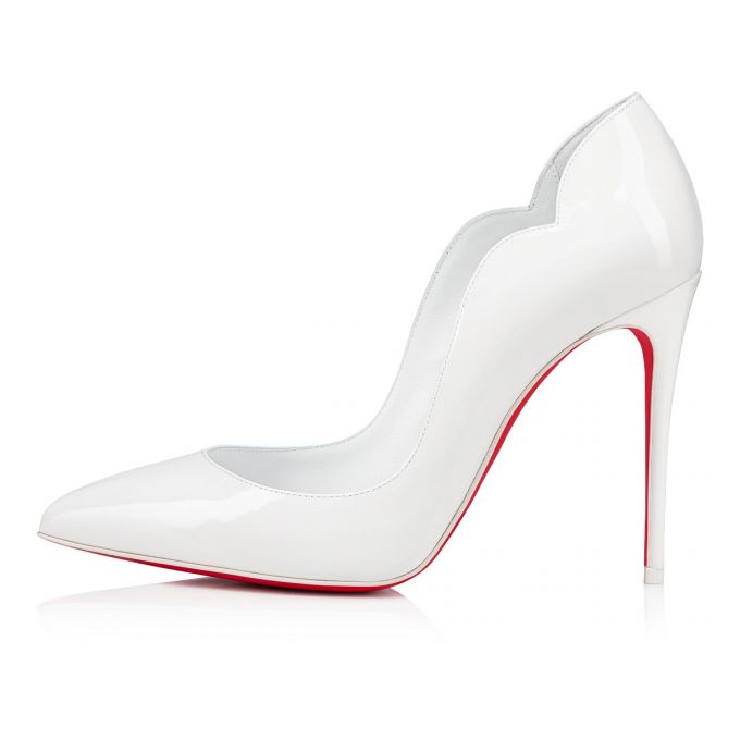 Christian Louboutin Hot Chick 100 Patent Pumps Ženske Pumps Bijele | RS-61574