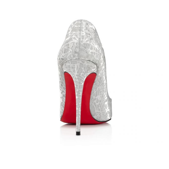 Christian Louboutin Hot Chick 100 Specchio/Laminato Pumps Ženske Pumps Srebrne | RS-98182