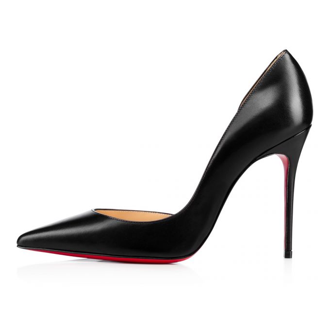 Christian Louboutin Iriza 100 100 Lambskin Pumps Ženske Pumps Crne | RS-21508