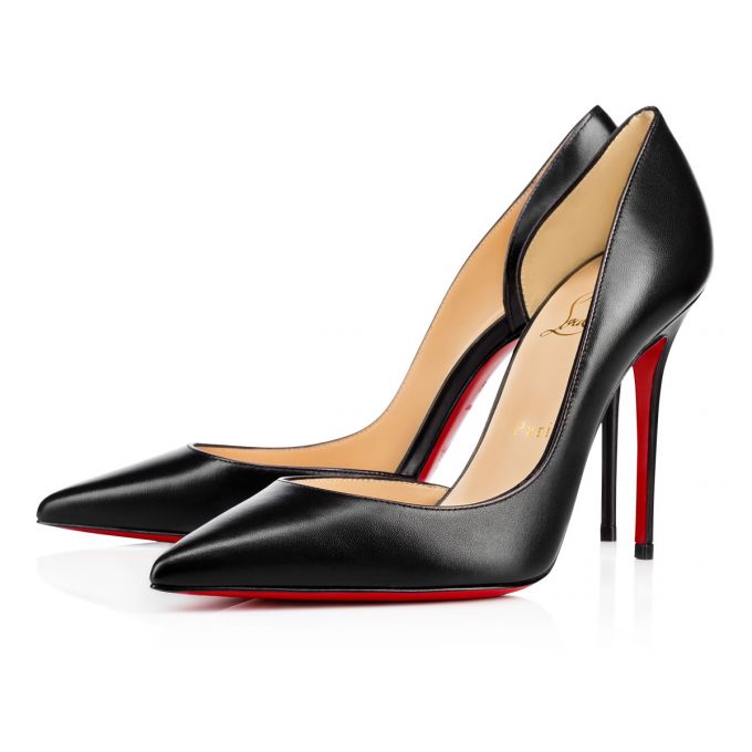 Christian Louboutin Iriza 100 100 Lambskin Pumps Ženske Pumps Crne | RS-21508