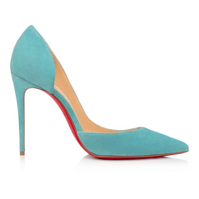 Christian Louboutin Iriza 100 100 Noumea Veau Velours Pumps Ženske Pumps Tirkizne | RS-63077