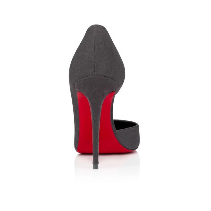 Christian Louboutin Iriza 100 Veau Velours Pumps Ženske Pumps Sive | RS-48523