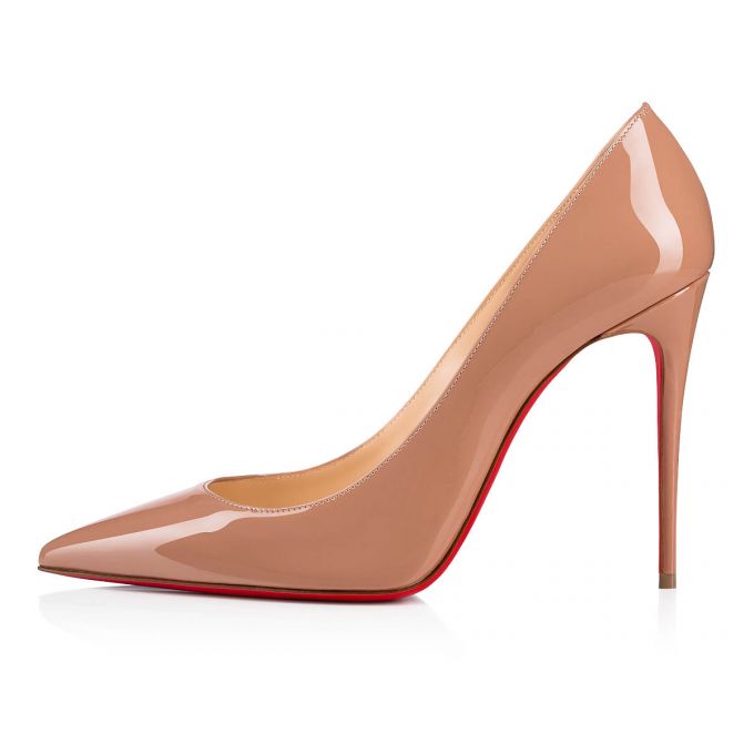 Christian Louboutin Kate 100 100 6248 Patent Pumps Ženske Pumps Bež | RS-24082