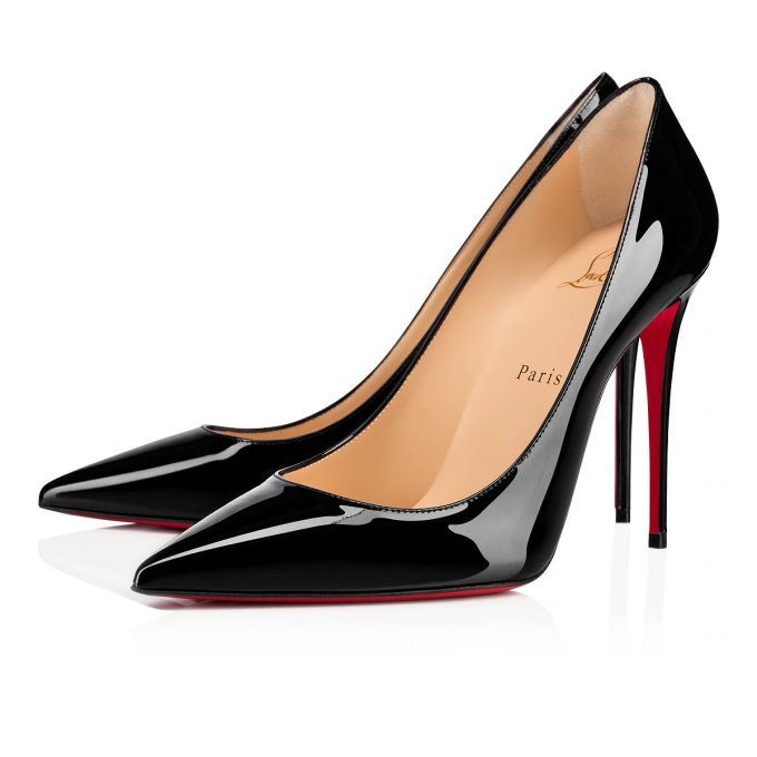 Christian Louboutin Kate 100 100 Patent Pumps Ženske Pumps Crne | RS-98906