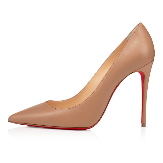 Christian Louboutin Kate 100 Nappa Pumps Ženske Pumps Bež | RS-26054