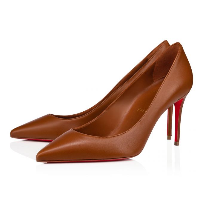 Christian Louboutin Kate 85 5/Lin 5 Nappa Pumps Ženske Pumps Smeđe | RS-42528