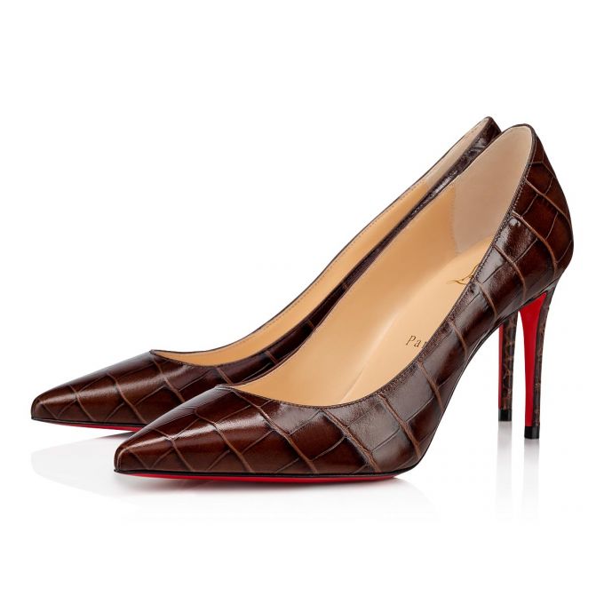 Christian Louboutin Kate 85 Calf Pumps Ženske Pumps Smeđe | RS-46183