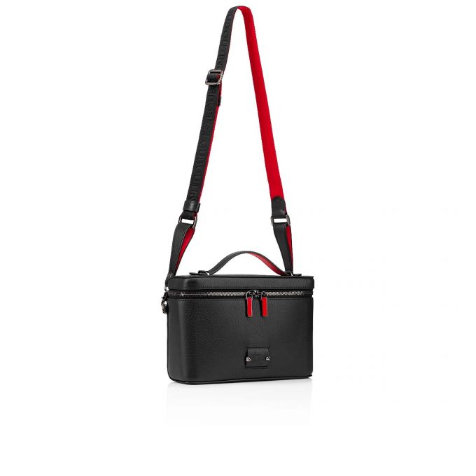 Christian Louboutin Kypipouch Classic Koža Messenger Bags Muške Messenger Bags Crne Crvene | RS-38733