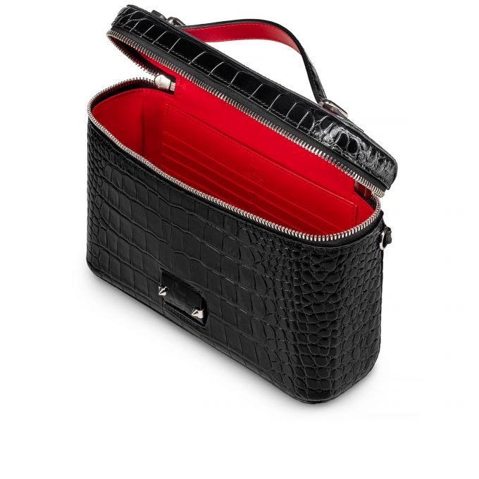 Christian Louboutin Kypipouch Creative Koža Messenger Bags Muške Messenger Bags Crne | RS-59547