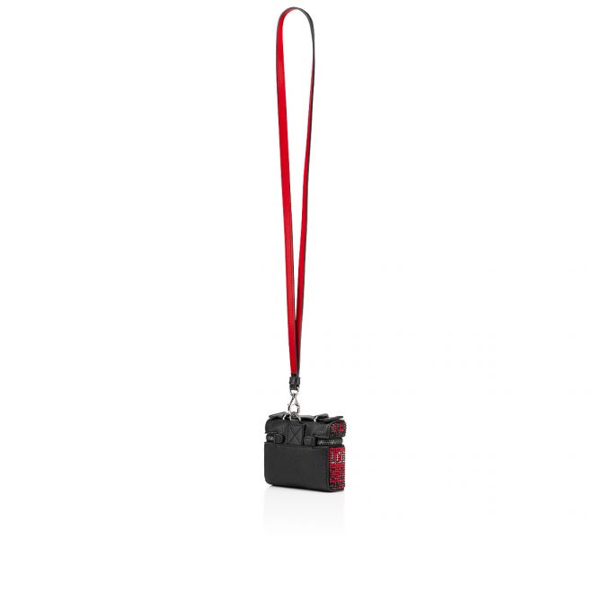 Christian Louboutin Kypipouch Nano Creative Koža Pouches Muške Pouches Crvene Crne | RS-19259