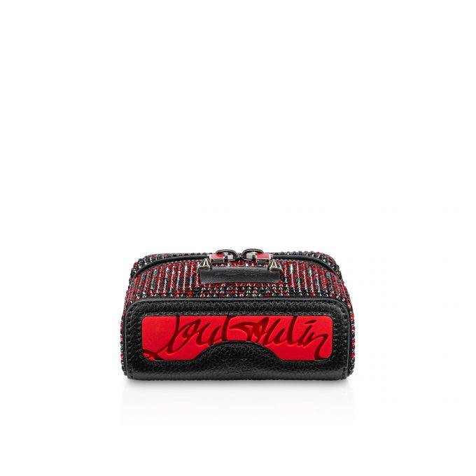 Christian Louboutin Kypipouch Nano Creative Koža Pouches Muške Pouches Crvene Crne | RS-19259