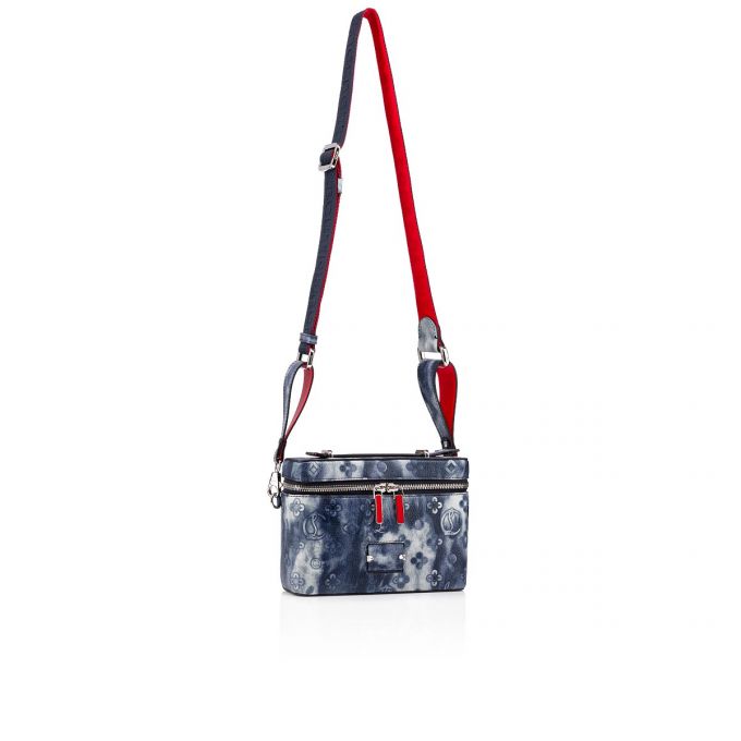 Christian Louboutin Kypipouch Small Creative Koža Pouches Muške Pouches Visebojne Plave | RS-20613