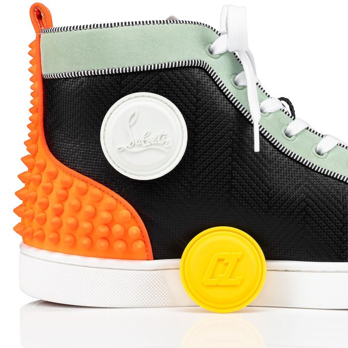 Christian Louboutin Lou Spikes 2 Creative Koža Sneakers Muške Patike Visebojne | RS-86738