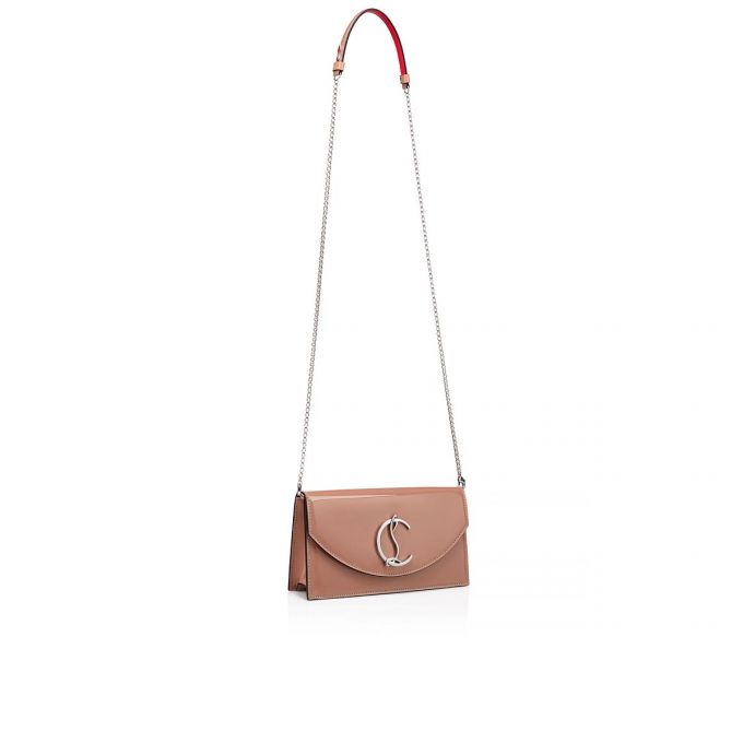 Christian Louboutin Loubi54 Classic Koža Pouches Ženske Pouches Bež Srebrne | RS-05219