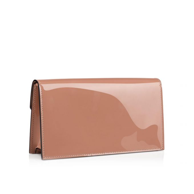 Christian Louboutin Loubi54 Classic Koža Evening Bags Ženske Evening Bags Bež Srebrne | RS-32938