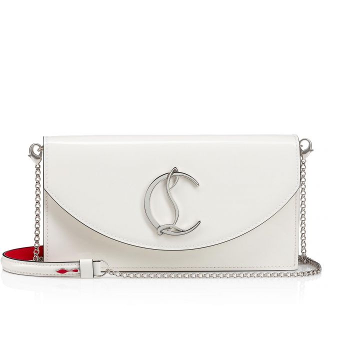 Christian Louboutin Loubi54 Classic Koža Mini Bags Ženske Belt Bags & Mini Bags Bijele Srebrne | RS-37006