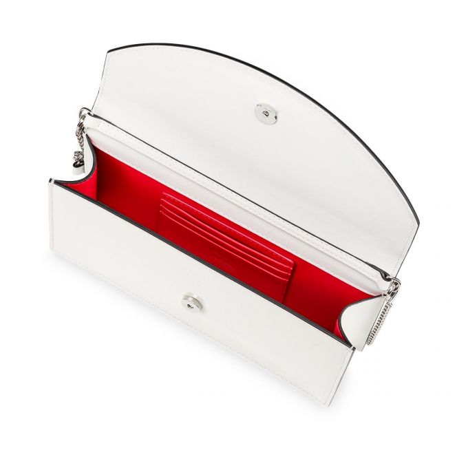 Christian Louboutin Loubi54 Classic Koža Cross Body Bags Ženske Cross Body Bags Bijele Srebrne | RS-37879