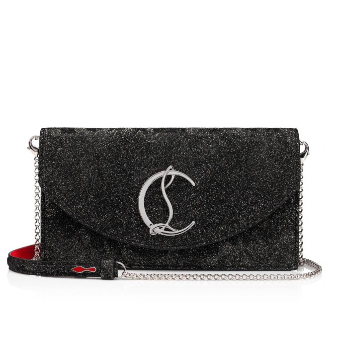 Christian Louboutin Loubi54 Creative Koža Cross Body Bags Ženske Cross Body Bags Crne Srebrne | RS-01900