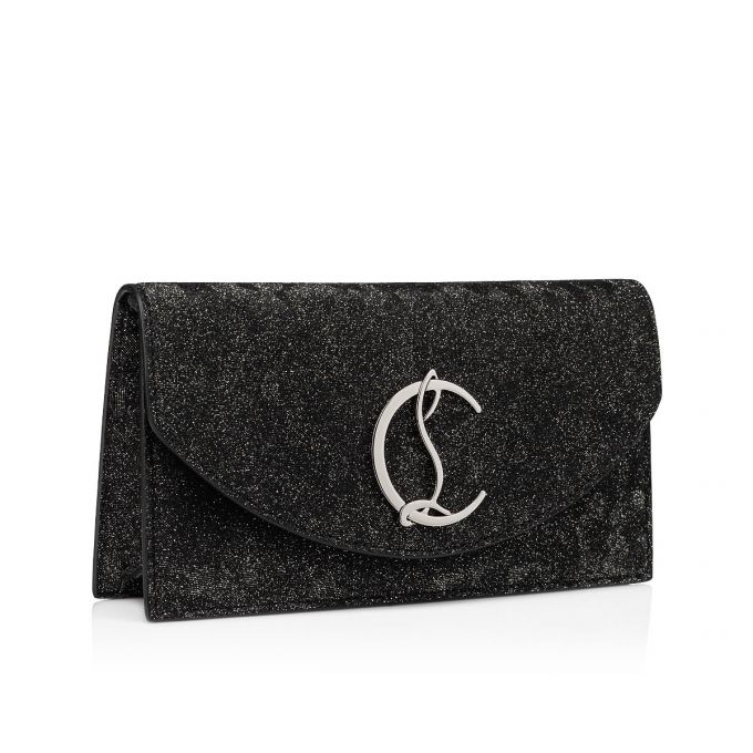 Christian Louboutin Loubi54 Creative Koža Evening Bags Ženske Evening Bags Crne Srebrne | RS-29913