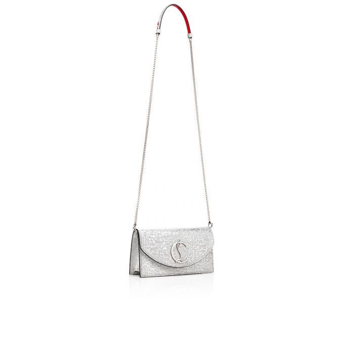 Christian Louboutin Loubi54 Creative Koža Pouches Ženske Pouches Srebrne | RS-30532