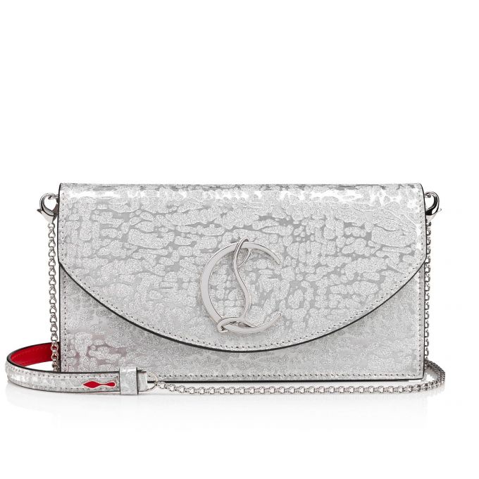 Christian Louboutin Loubi54 Creative Koža Cross Body Bags Ženske Cross Body Bags Srebrne | RS-43274