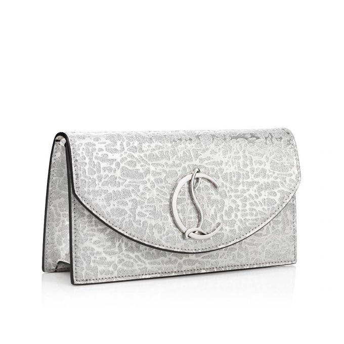 Christian Louboutin Loubi54 Creative Koža Evening Bags Ženske Evening Bags Srebrne | RS-59269