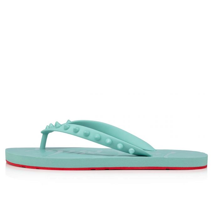 Christian Louboutin Loubi Flip Plastic Finish Mules Ženske Mules Svijetlo Plave | RS-88961