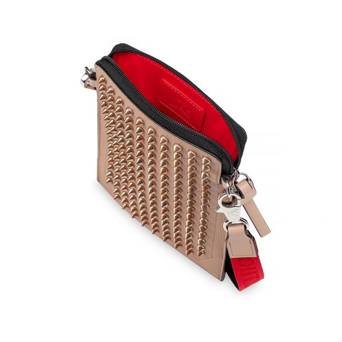 Christian Louboutin Loubilab Classic Koža Pouches Muške Pouches Smeđe | RS-27005