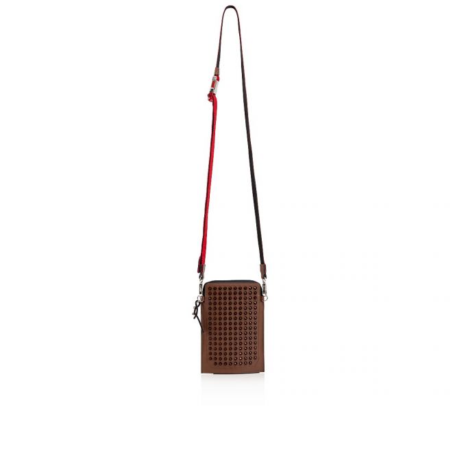 Christian Louboutin Loubilab Classic Koža Pouches Muške Pouches Smeđe | RS-39117