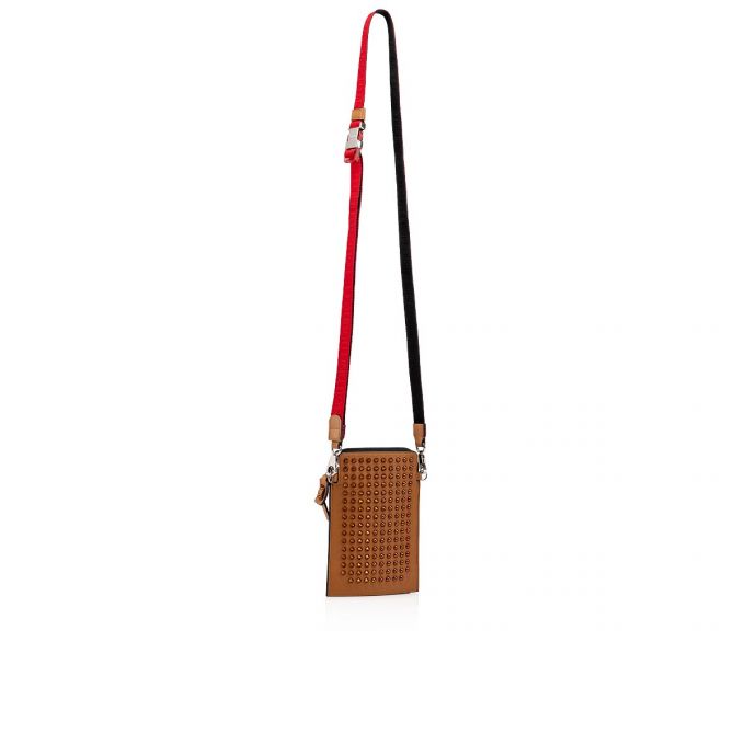 Christian Louboutin Loubilab Classic Koža Pouches Muške Pouches Smeđe | RS-43041